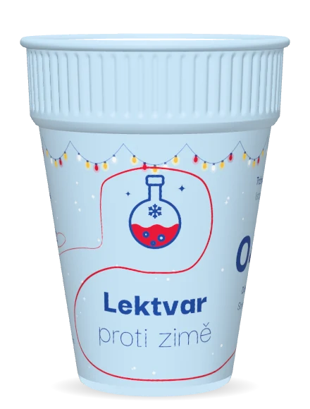 Světle modrý dětský (nealko) kelímek s lahvičkou lektvaru